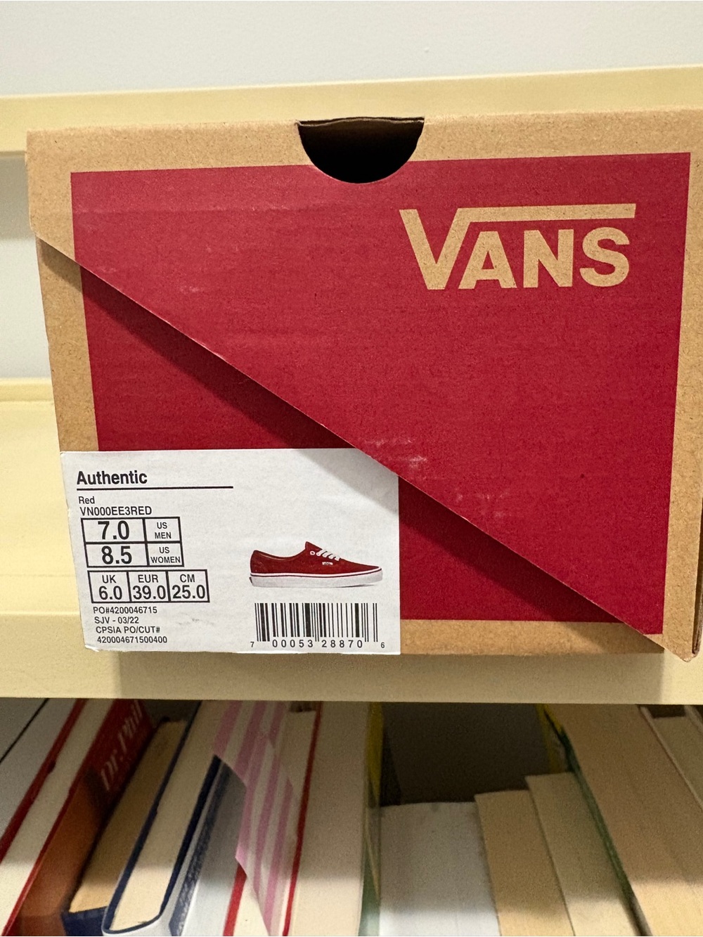 Vans Classic Low-Top Canvas Sneakers - Picture 8 of 8